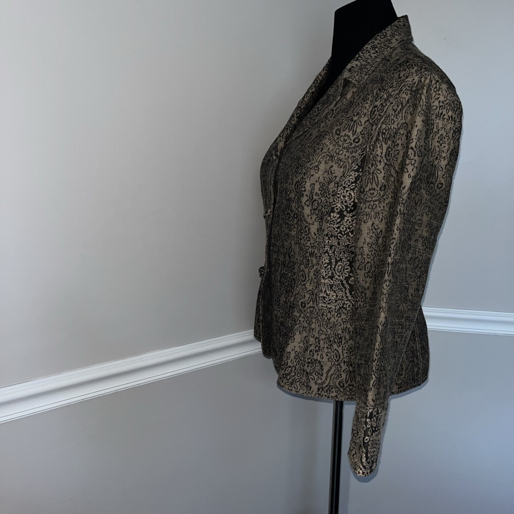J.Jill Womens Blazer Size L 12 Holiday Party‎ Designer Evening Wear - Picture 9 of 13